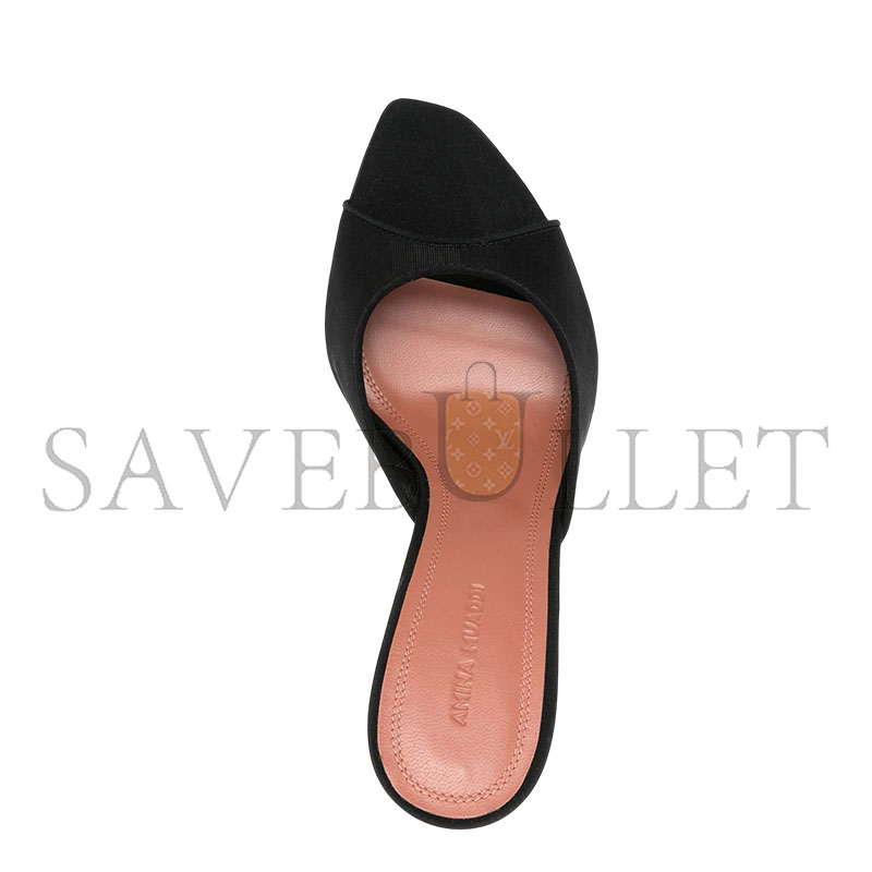 AMINA MUADDI OPEN-TOE SLIP-ON SANDALS 10CM 13S362760ALE